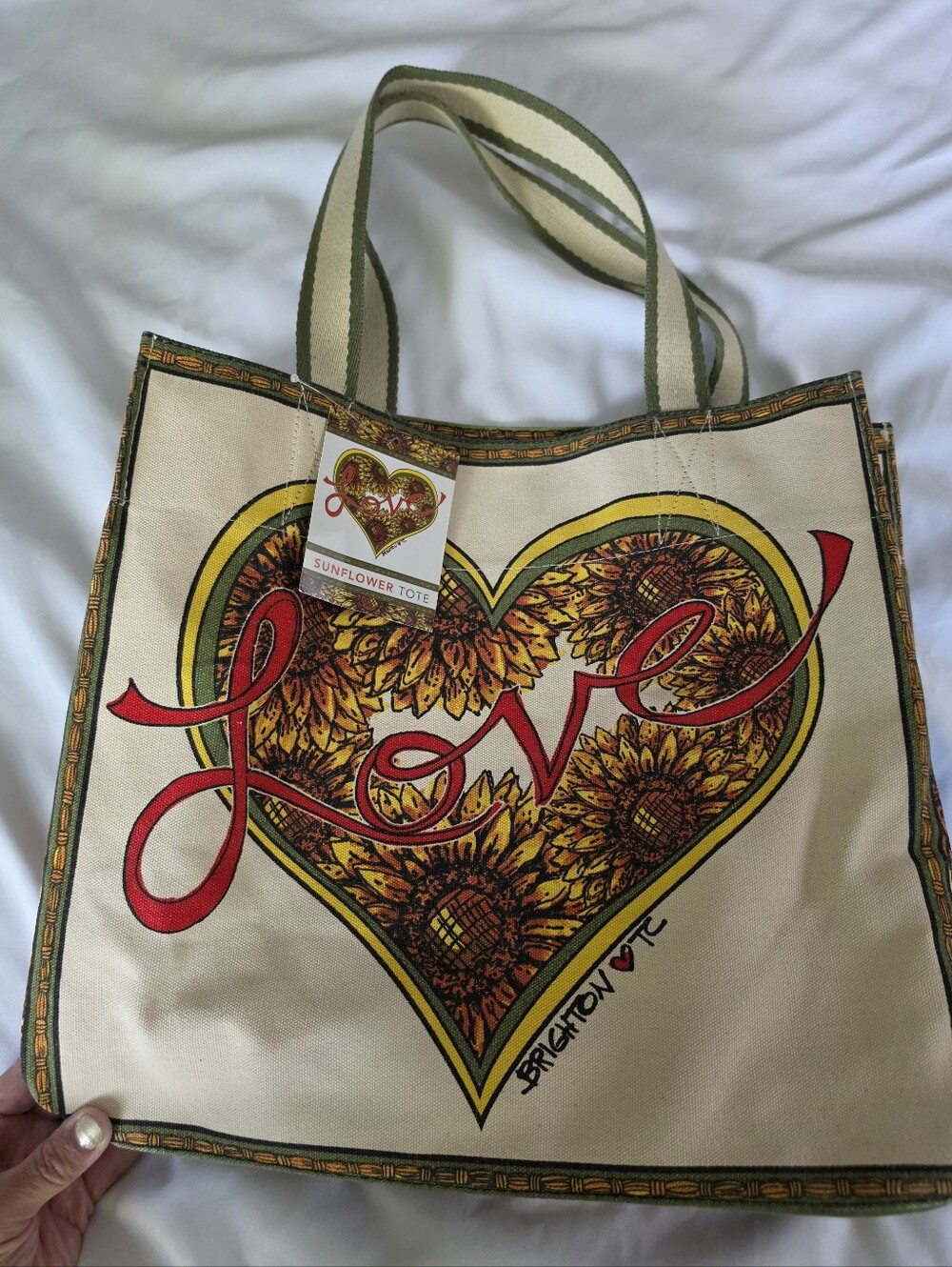 Brighton Sunflower Love Tote Bag - NWT